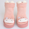 XB Cow Face Pink Socks Booties 2726