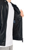 ZR Man Faux Leather Jacket Black