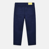 OM Yellow Heart Button Navy Blue Cotton Pant 3208