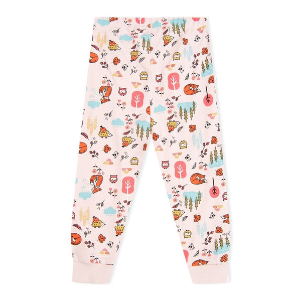 FTR Fox & Animal Print Light Weight Pink Trouser 4134