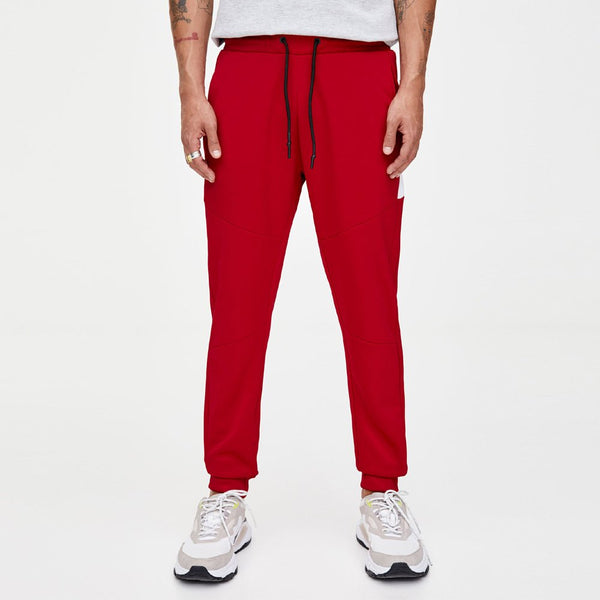 P&B Zip Pockets Technical Sports Red Trouser 2706