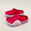 Frozen Side Print Dark Pink Crocks 3960