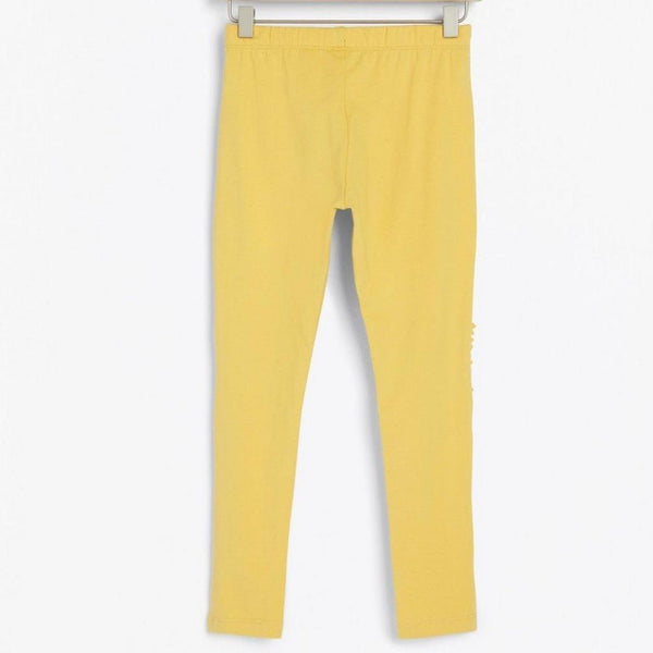 LDX Yellow Knee Frill Plated Legging 2288