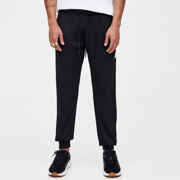 P&B  Zip Pockets Technical Sports Black Trouser 2705