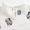 MNG Minnie Mouse Polka Dots White Sweatshirt 2558