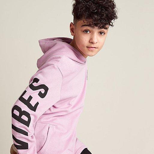 GRG Future Vibes 1993 Lavender Hoodie 3141