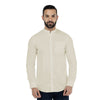 SPL Basics Mandarin Collar Linen Casual Shirt Ash white 421