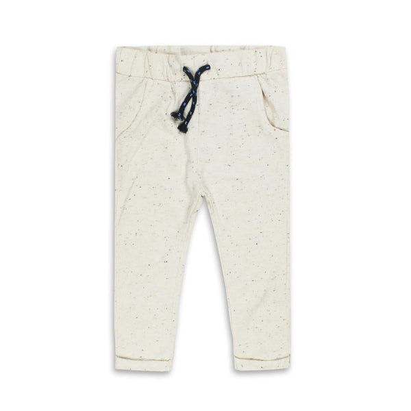 BC Curve Pocket Black Cord Texture Off White Trouser 8621