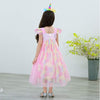 FC Style Shoulder Multi Frill Sequin Pink Fairy Frock 9244