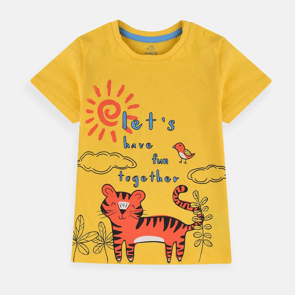 Bab Go Fun Together Tiger Yellow Tshirt 3732