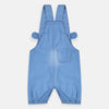 TAO Bear Face Cotton Mid Blue Short Dungaree 3808