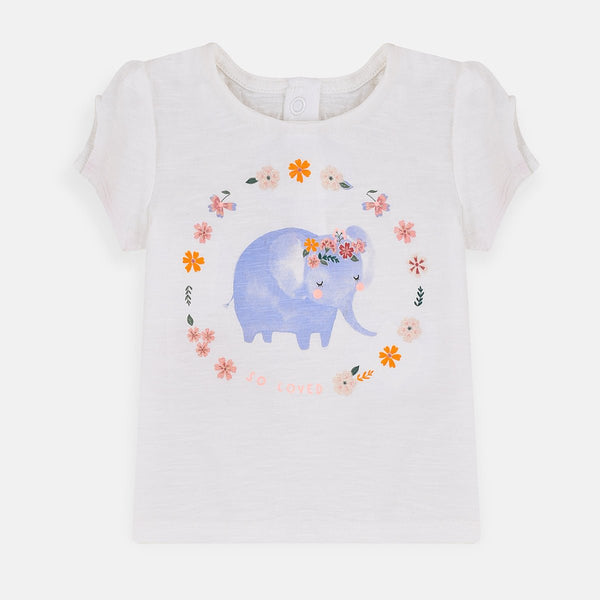Bab Clb So Love Elephant White Top 3882