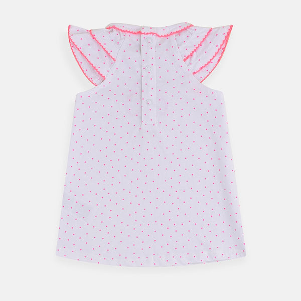 SC Applic Ice Cream Style Sleeves White Top 3869