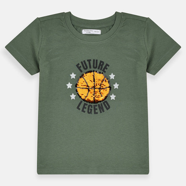F&B Future Legend Reversible Sequence Dark Green Tshirt 3966