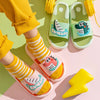JF Cutezoo Dino Pastel Green Slippers 9413