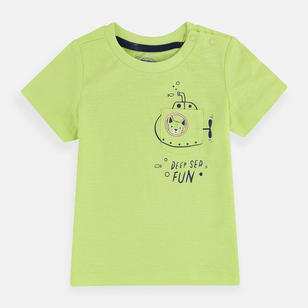 Bab Clb Deep Sea Fun Pocket Sea Green Tshirt 3736