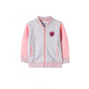 5.10.15 Pink Sleeves Glitter Heart Grey Zipper 679
