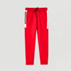 P&B Zip Pockets Technical Sports Red Trouser 2706