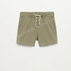 MNG Kinned Cord Olive Green Terry Shorts 8829