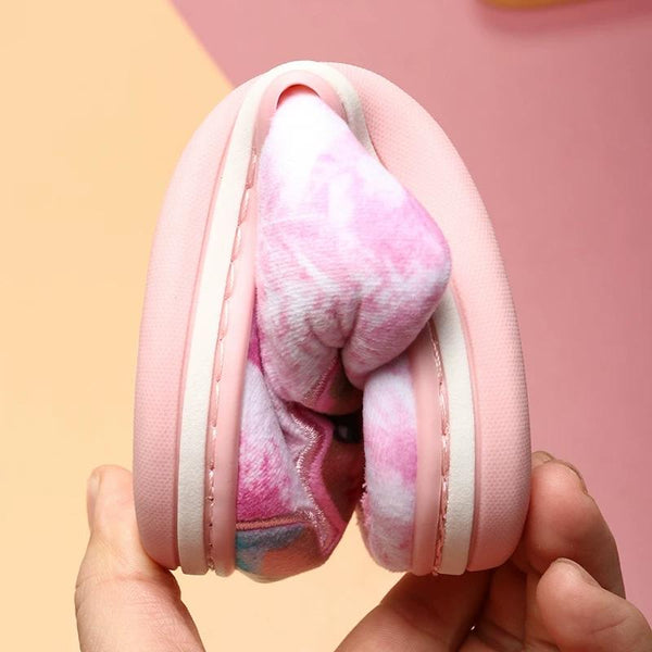 DS Elsa Frozen Pink Warm Slippers 8165