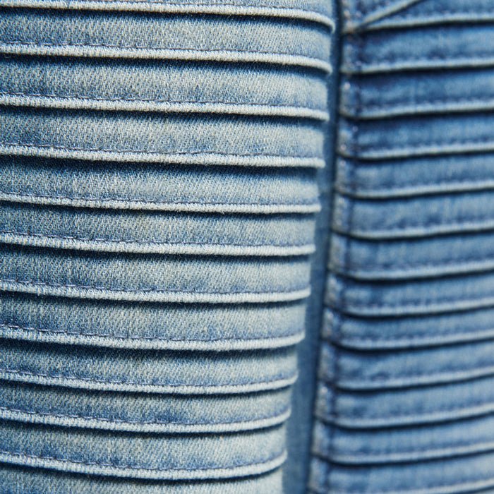 Only Ladies Biker Blue Wash Denim