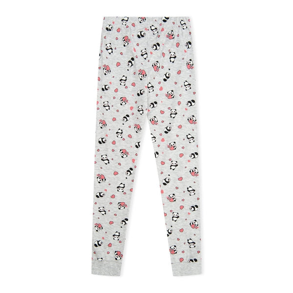 FTR Panda Hearts Light Weight Grey Trouser 4130
