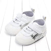 Valen Silver Side Design Girls White Shoes 2114