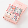 Caramella Rabbit Pink 4 Socks Box 3235