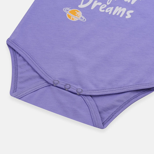 B.X Believe In Your Dreams Purple Body Suit 4203