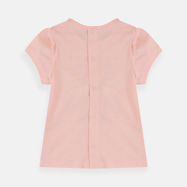 KB Hedge tock Pom Pom Light Pink Tshirt 4106