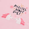 B.X Magical Vibes Unicorn Light Pink Body Suit 4210