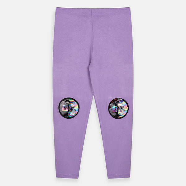 NXT Hello Knee Sequence Patch Lavender Legging 4433