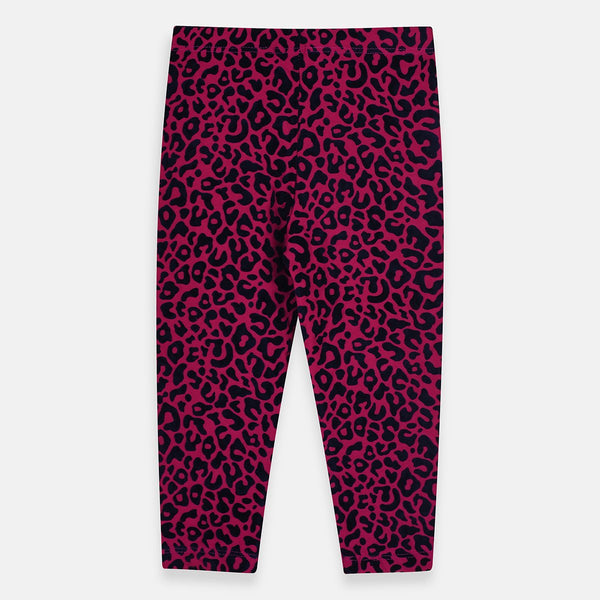 NXT All Over Flack Print Magenta Legging 4436