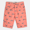 RC Dino Print Light Orange Shorts 4271