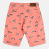 RC Dino Print Light Orange Shorts 4271