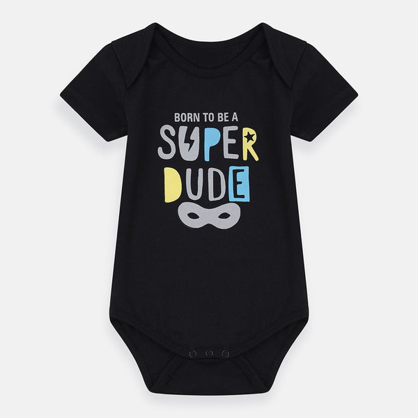 B.X Super Dude Black Body Suit 4578