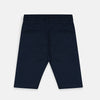 Red T Side Tape Navy Blue Cotton Knee Shorts 4591