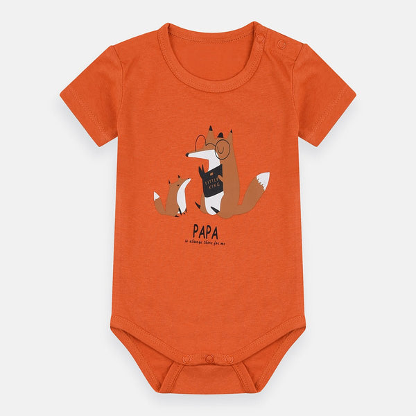 B.X Squirrel Papa Orange Body Suit 4590