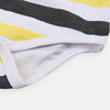 SC I M The King Black & Yellow Stripe White Body Suit 4633