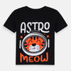 B.X Astro Meow Black Tshirt 4982