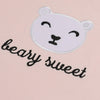 B.X Beary Sweet Powder Pink Body Suit 4994