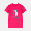 B.X Magical Llama Dark Pink Tshirt 7071