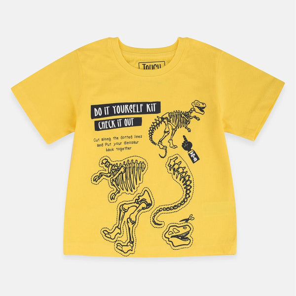 TT Dino Skeleton Yellow T-Shirt 7869