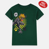 B.X Claws Out Cat Girls Green Tshirt 7045