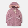 JP Bunny Zip Inside Furr Tea Pink Puffer Jacket 7990