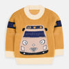 XR Car Fluffy Mustard Sweater 7999