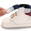 valen High Hop White Sneakers with Red Check 2112