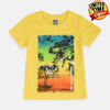 DOPO Dino Printed Yellow Tshirt 1648
