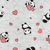 FTR Panda Hearts Light Weight Grey Trouser 4130