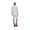 ZR Men Grey Basic Plush Bermuda Shorts